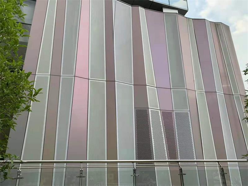 PERFORATED ALUMINIUM VENEER FACADE-MORN BM