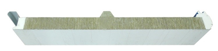 PU sealing rock wool sandwich panel