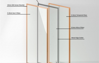vacuum glass structure