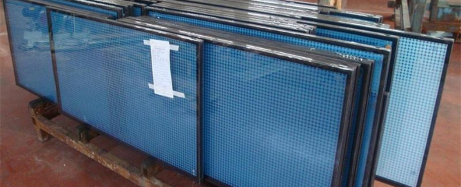 insulated glass with silk screen