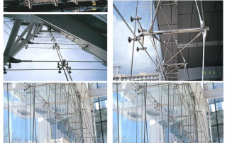 point supported glass curtain wall morn bm-glass spider