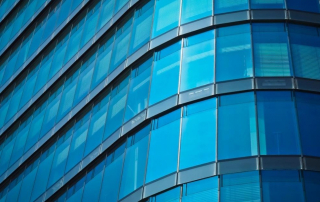 Moden glass facade-glass performance