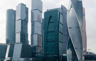 Skyscrapers in Moscow
