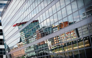 high reflectance glass curtain wall