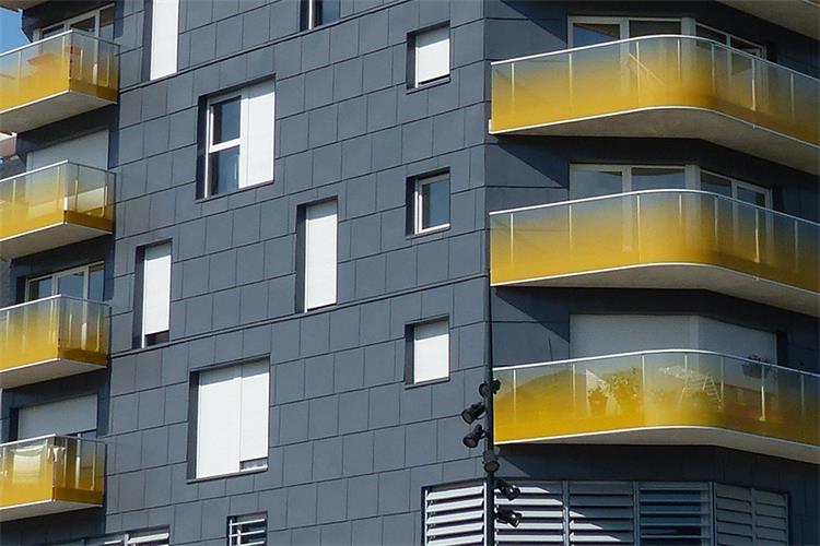 Digitally printed glass applied on glass balcony-Morn